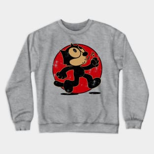 Vintage Distressed Felix The Cat Crewneck Sweatshirt